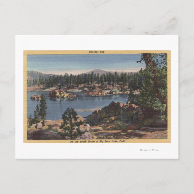 Sydlig kustvy av Boulder Bay Vykort (Framsida)