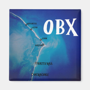 Sydlig OBX-karta Magnet
