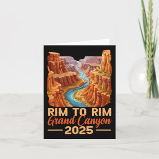 Sydlig rand till Nordrund Grand Canyon 2025 Hiking Kort