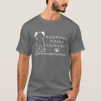 Sydlig skjorta för Nevada mopsrädding - mörk Tee Shirt