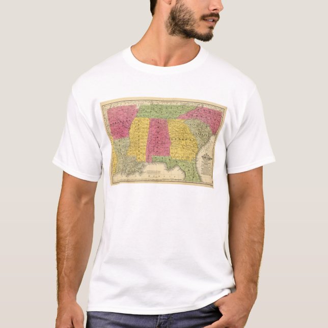 Sydlig stater, USA T Shirt (Framsida)
