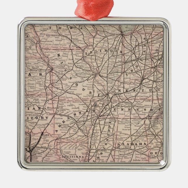 Sydlig Stillahavs- Företag Julgransprydnad Metall (Framsidan)