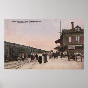 Sydlig Stillahavs- järnvägstation Poster