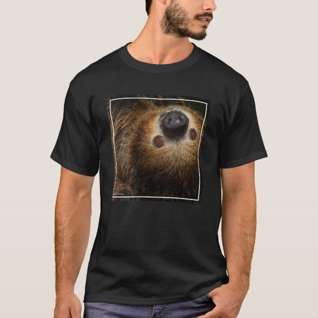 Sydlig Två-Toed Sloth T Shirt (Framsida)