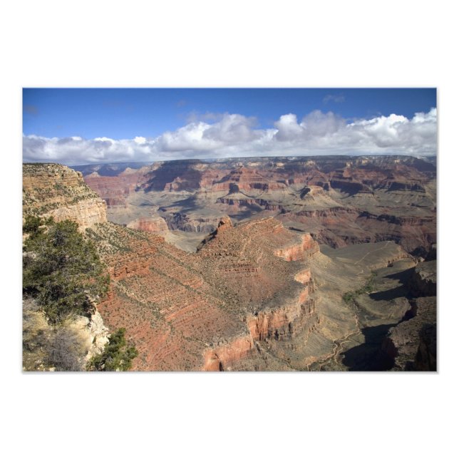 Sydlig vy av Grand Canyon, Arizona, Fototryck (Framsidan)