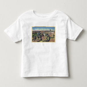 Sydliga Idaho - berömd sjunkande lantgård i lax Tee Shirt