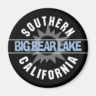 Sydliga Kalifornien - Big Bear sjö Magnet