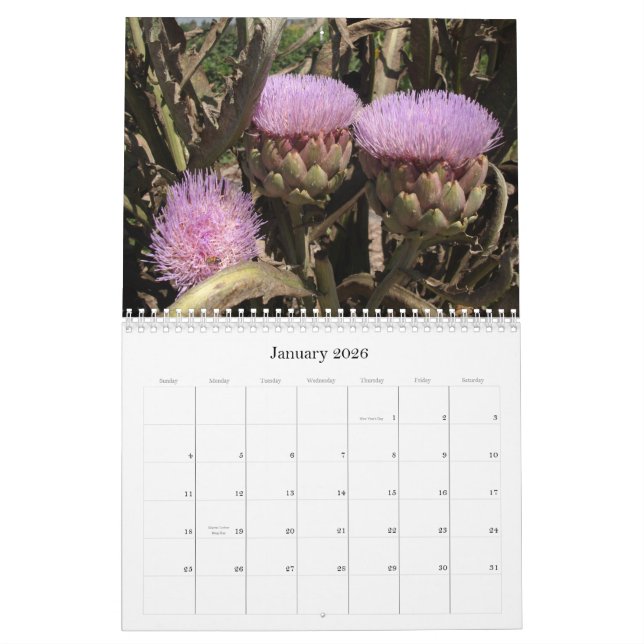 Sydliga Kalifornien blommor Kalender (Jan 2026)