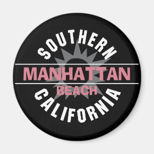 Sydliga Kalifornien - Manhattan Beach Magnet