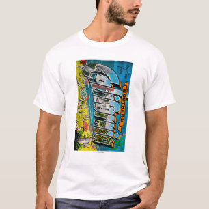 Sydliga Kalifornien - stora brevplatser Tee Shirt