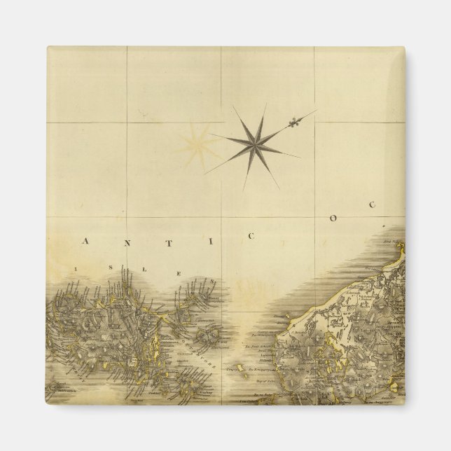 Sydliga Westerna öarna Magnet (Framsidan)