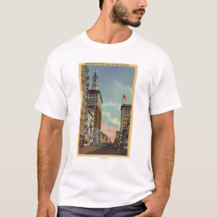 Sydligt beskåda av den första gatan tee shirt