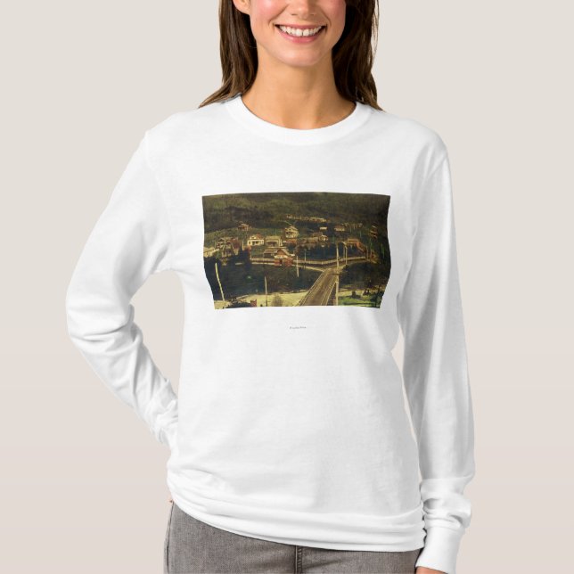Sydligt beskåda av portionr av uppehållområde t-shirt (Framsida)