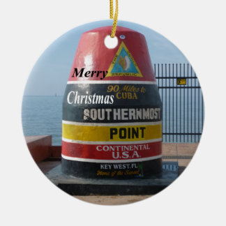 Sydligt mest markör julgransprydnad keramik