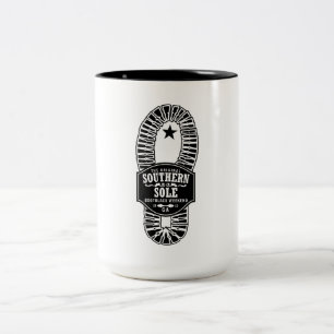 Sydligt sula kaffemuggen Två-Tonad mugg