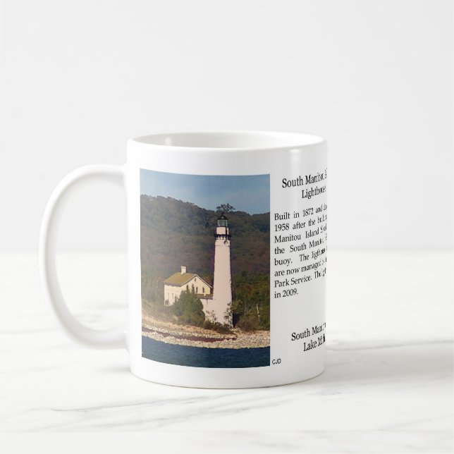 SydManitou Island Lighthouse mugg (Vänster)