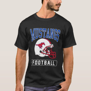 Sydmetodist Smu Mustangs Football Helmet T Shirt
