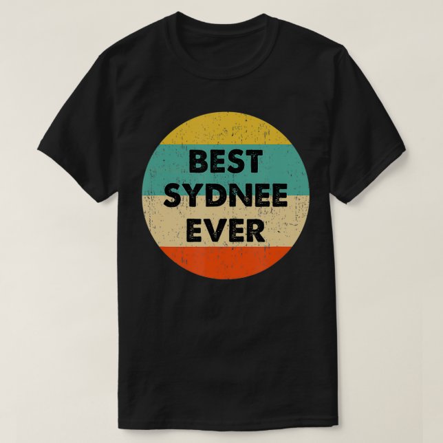 Sydnee Namn T Shirt (Design framsida)