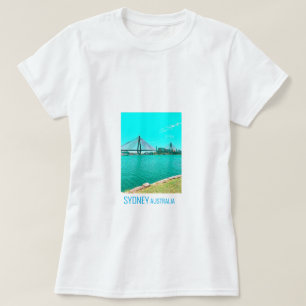 Sydney ANZAC Bridge-hamnscen T Shirt