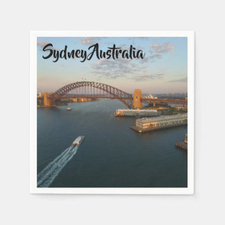 Sydney Australia 50 Pappra Napkins Pappersservett