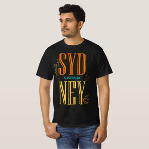 Sydney Australia City Sign T Shirt