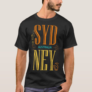 Sydney Australia City Sign T Shirt