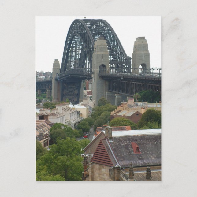 Sydney, Australia. Harbour Bridge. Vykort (Framsida)