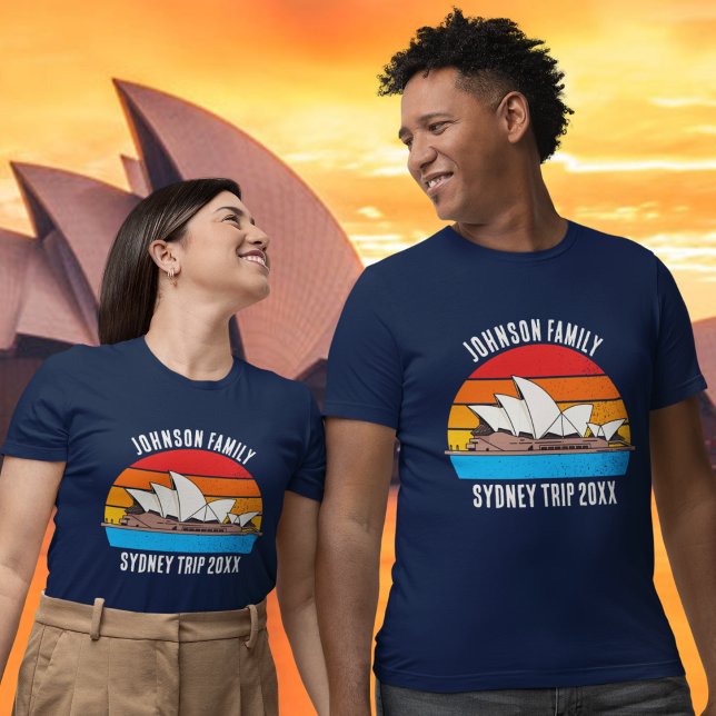 Sydney Australia Opera House Anpassningsbar Family T Shirt (Skapare uppladdad)
