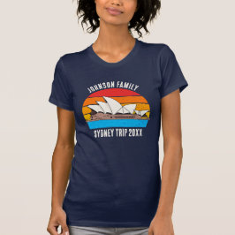 Sydney Australia Opera House Anpassningsbar Resa W T Shirt