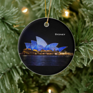 Sydney Australia Scenia julprydent Julgransprydnad Keramik