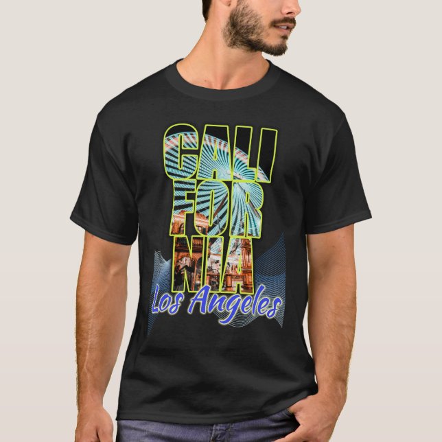 Sydney Australia - Summer Ferris Wheel T Shirt (Framsida)
