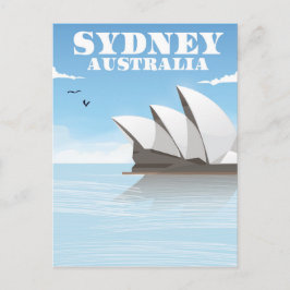 Sydney Australia Travel-affisch Vykort