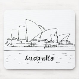 Sydney Australia Vacation Teckning Vacation Art Tr Musmatta