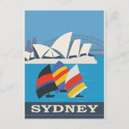 Sydney Australia Vintage resor Poster Vykort