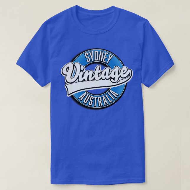 Sydney Australia Vintage stil T Shirt (Design framsida)