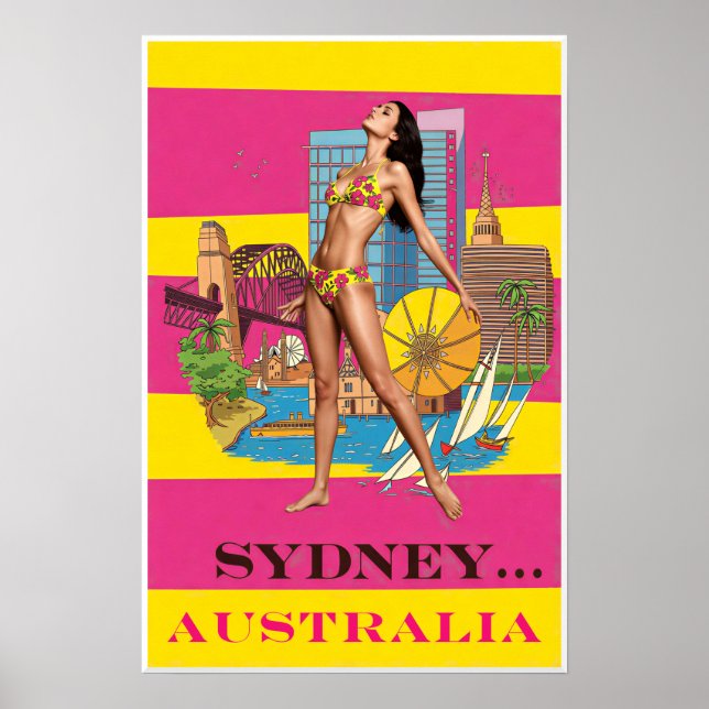 Sydney, Australien affisch  (Framsidan)