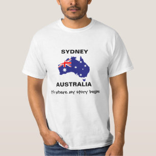 SYDNEY Australien är det var min berättelse börjar Tee Shirt