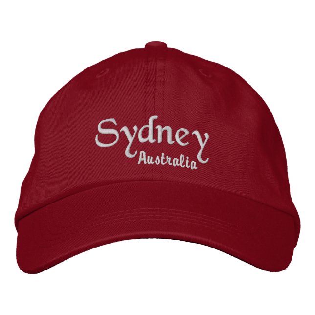 Sydney Australien Broderad Keps (Framsida)