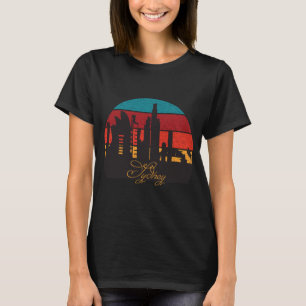 Sydney Australien Hamn Retro Resa T Shirt