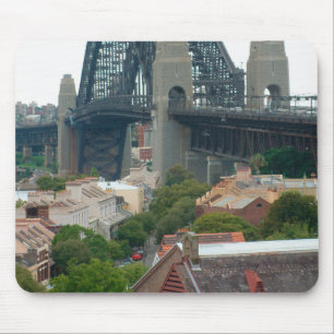 Sydney, Australien. Harbour Bridge. Musmatta