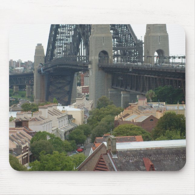 Sydney, Australien. Harbour Bridge. Musmatta (Framsidan)