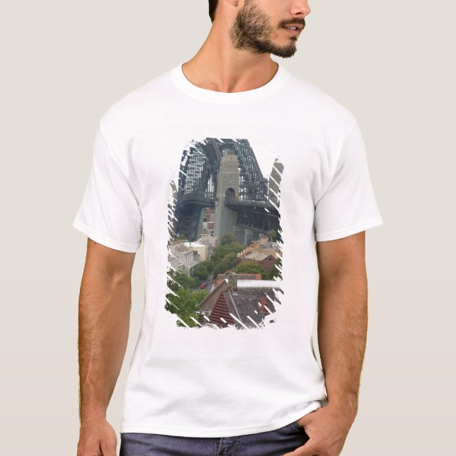 Sydney, Australien. Harbour Bridge. Tee (Framsida)