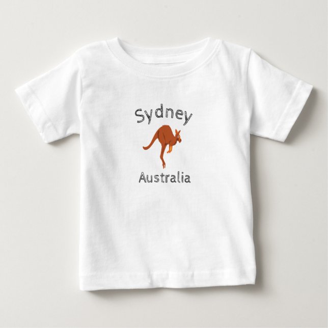 Sydney Australien Känguru, 4 T Shirt (Framsida)