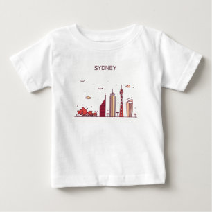 Sydney Australien klotterhorisont T Shirt