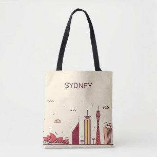 Sydney Australien   klotterhorisont Tygkasse