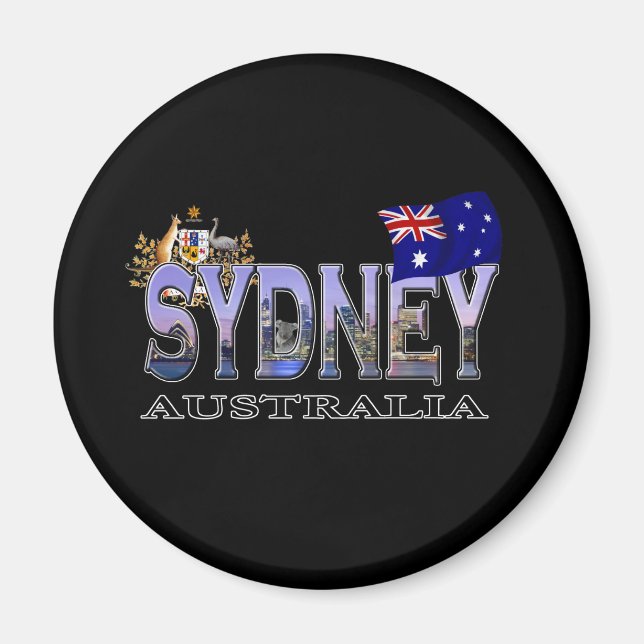 Sydney Australien Magnet (Framsidan)