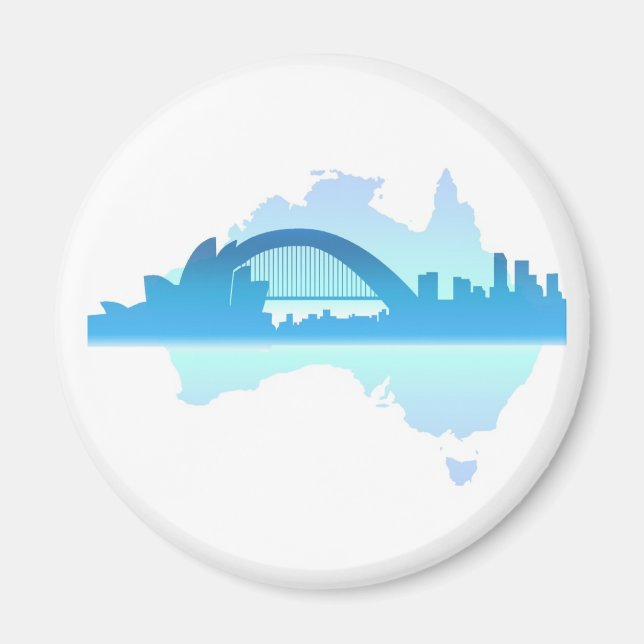 Sydney Australien Magnet (Framsidan)