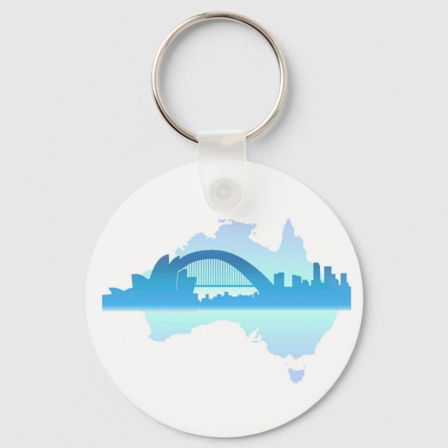 Sydney Australien Nyckelring (Framsida)