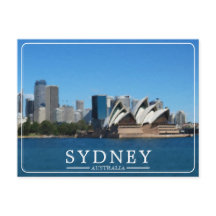 Sydney Australien Operahuset Vintage
