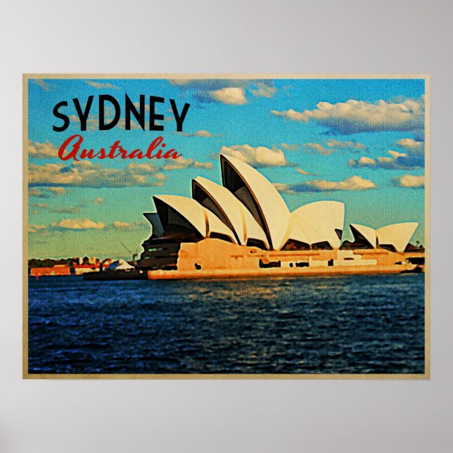 Sydney Australien Poster (Framsidan)